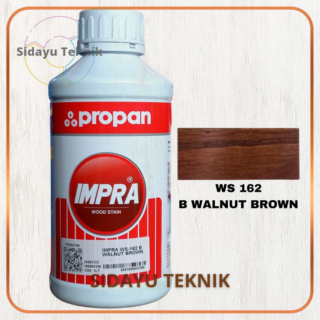 Cat Propan Impra Wood Stain WS 162 B Walnut Brown 1Liter