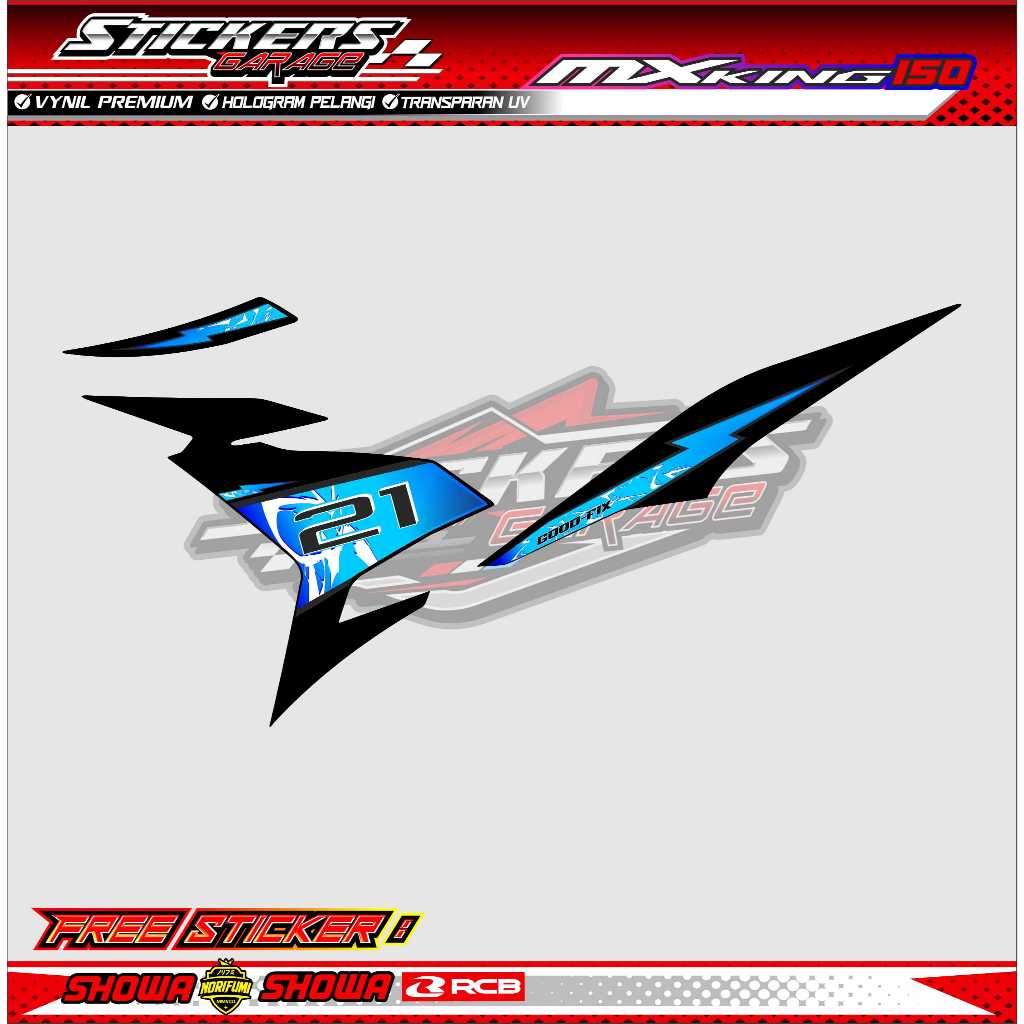 STRIPING VARIASI YAMAHA JUPITER MX KING / STICKER LIST VARIASI MOTOR JUPITER MX KING
