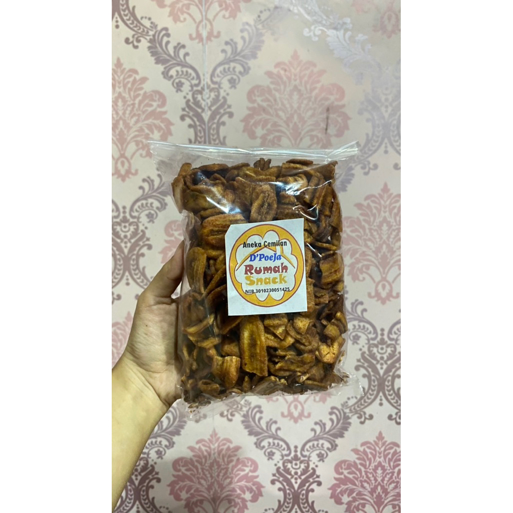 Keripik Pisang Sale Manis Renyah Alami Tanpa Gula Khas Tasik 100gr, 250gr, 500gr, 1kg