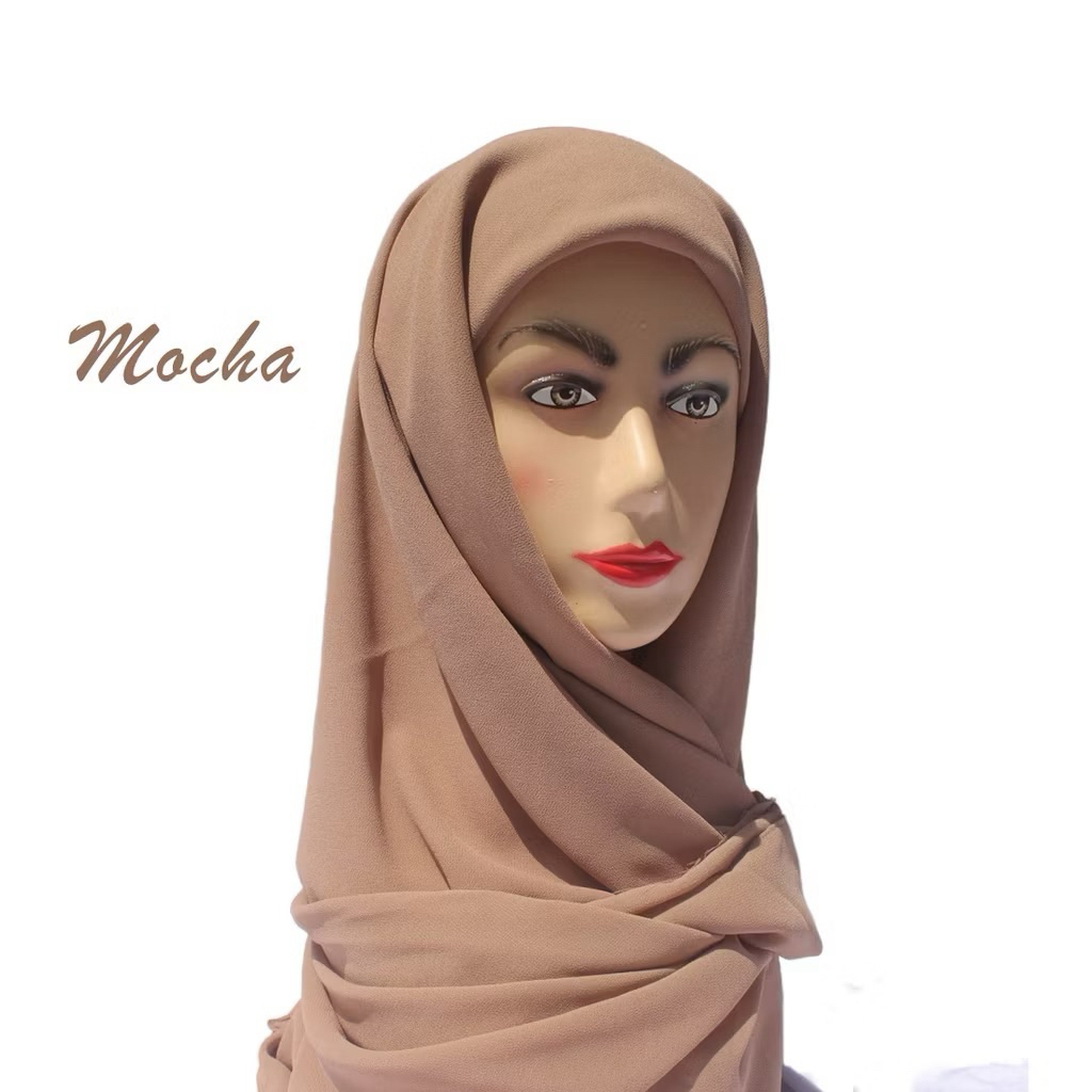 NEW Hijab Segi Empat Instan 2 Layer + Ciput Menyatu