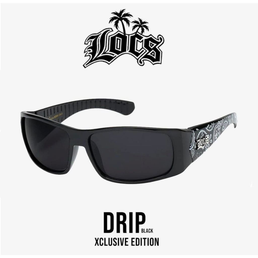LOCS OVAL MEN'S SUNGLASSES - LOC 91114 - BDNA LOCS RETRO REBEL COLLECTION