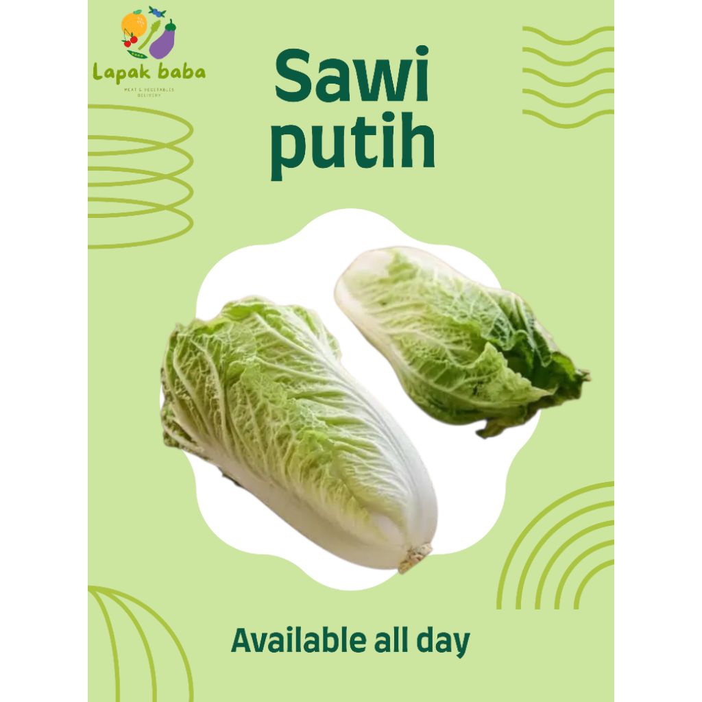sawi putih 500&1000g