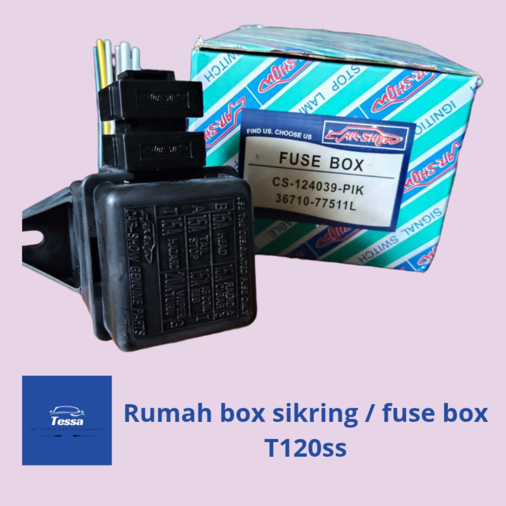 Rumah box sikring / fuse box T120ss merk car show