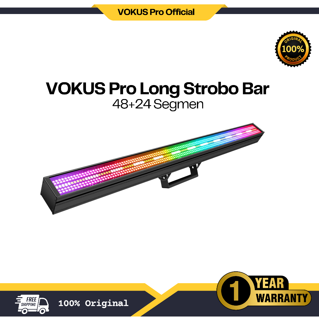 Strobo Long Bar led Wallwasher Fullcolour Vokus Pro
