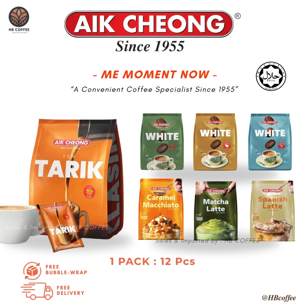 AIK CHEONG TEH TARIK AIK CHEONG WHITE COFFEE SEMUA VARIAN