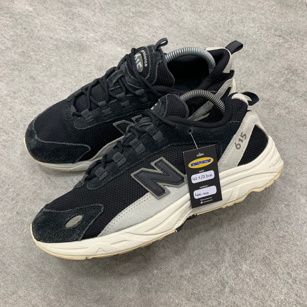New Balance 615 Black Grey