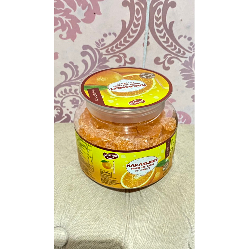 Orange Soft Candy - Permen Jelly Yupi Jeruk Manis Segar Asam