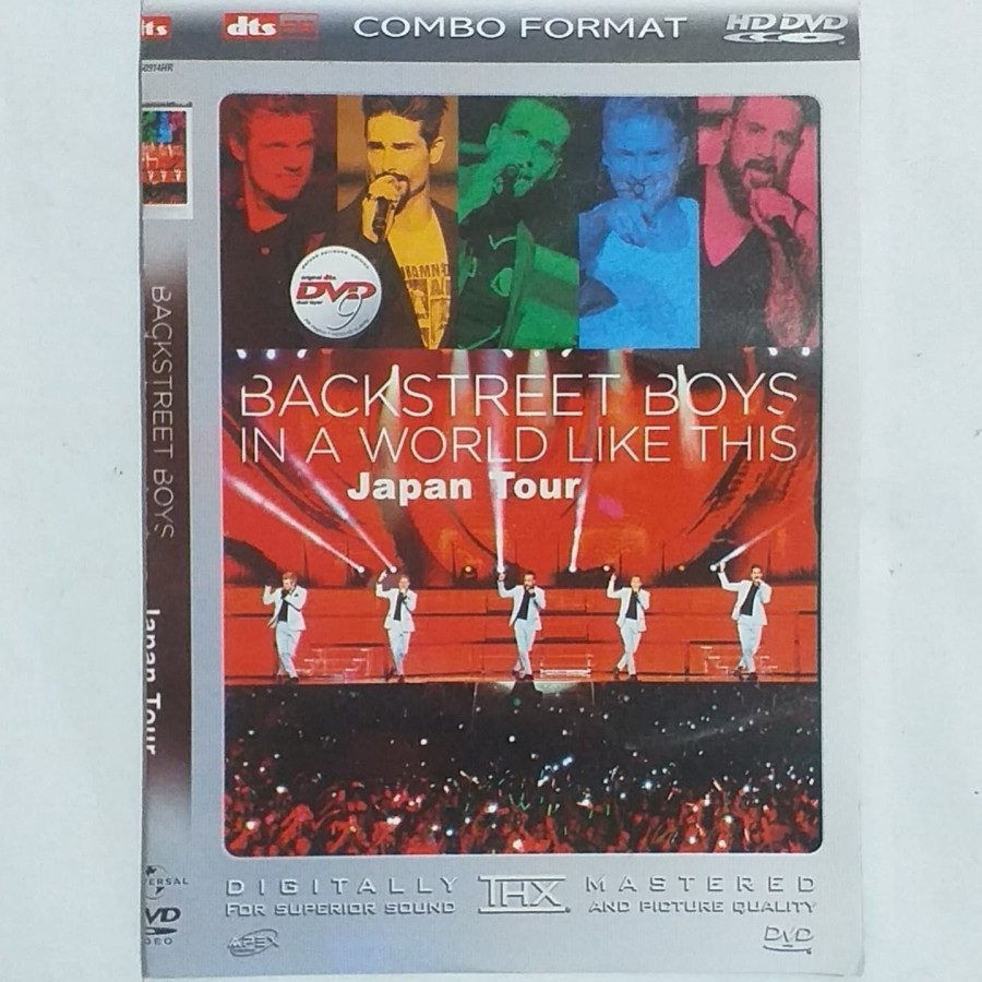 Kaset Video Backstreet Boys in A World LIke This Japan Tour Concert