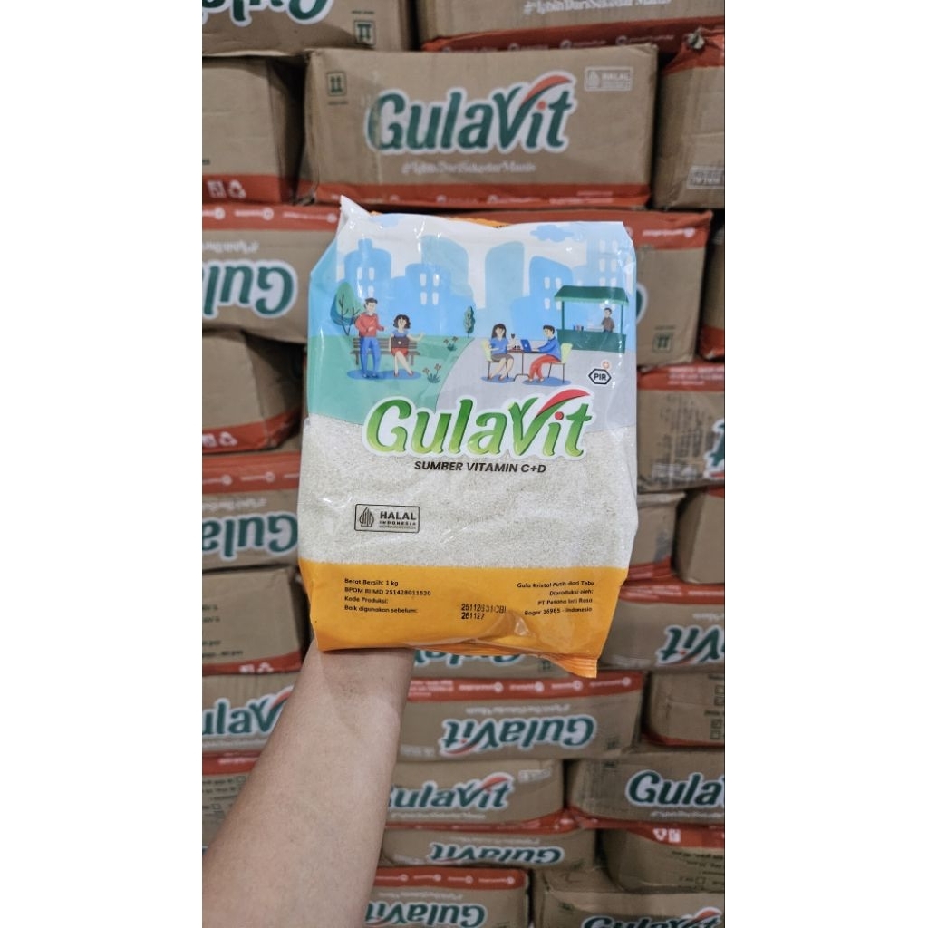 GULA VIT 1KG 1KARTON