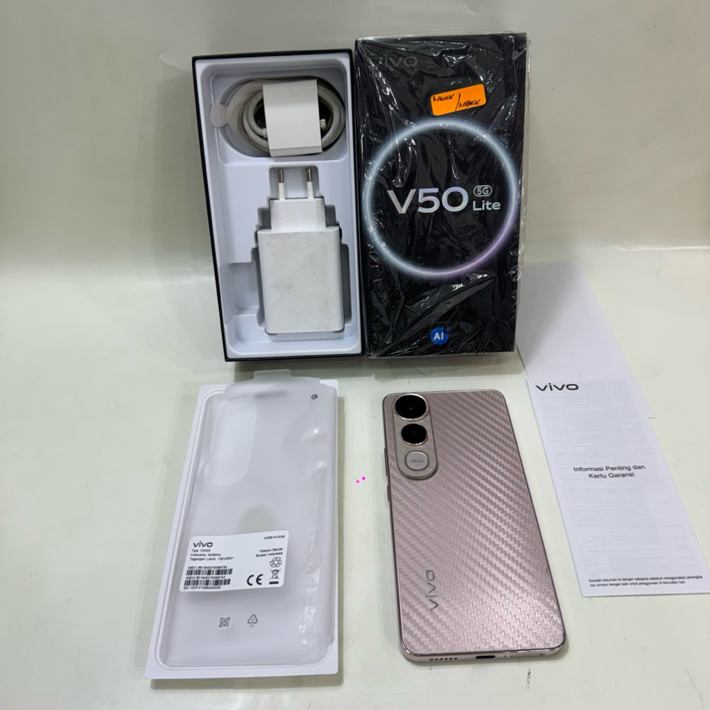 Vivo V50 Lite 5G 8/256gb Fullset Second Garansi Resmi