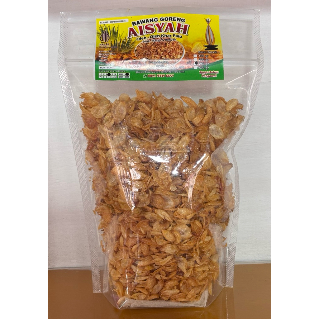 bawang goreng khas palu