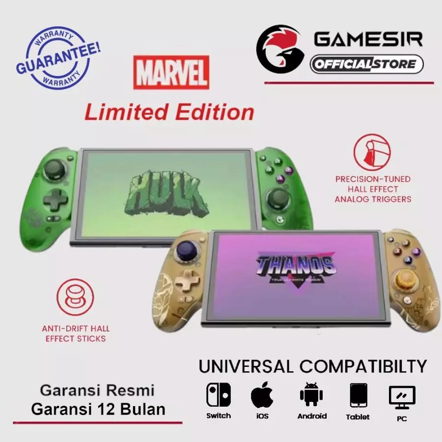 GameSir G8+ Plus Galileo Wireless Bluetooth Mobile Gaming Controller Gamepad Stick Smartphone Marvel