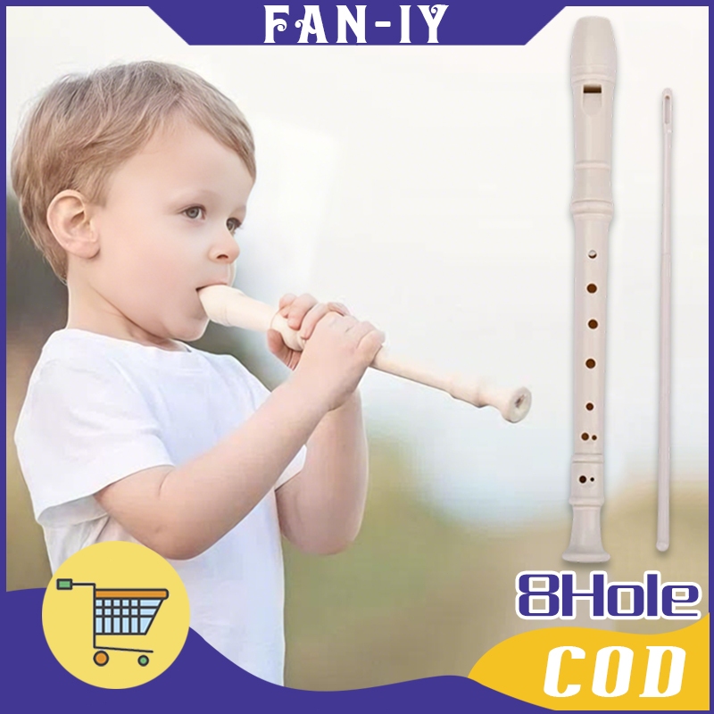 8 Lubang Seruling Plastik Kunci G / Harpa Untuk Pemula / Seruling Soprano Bahan Abs
