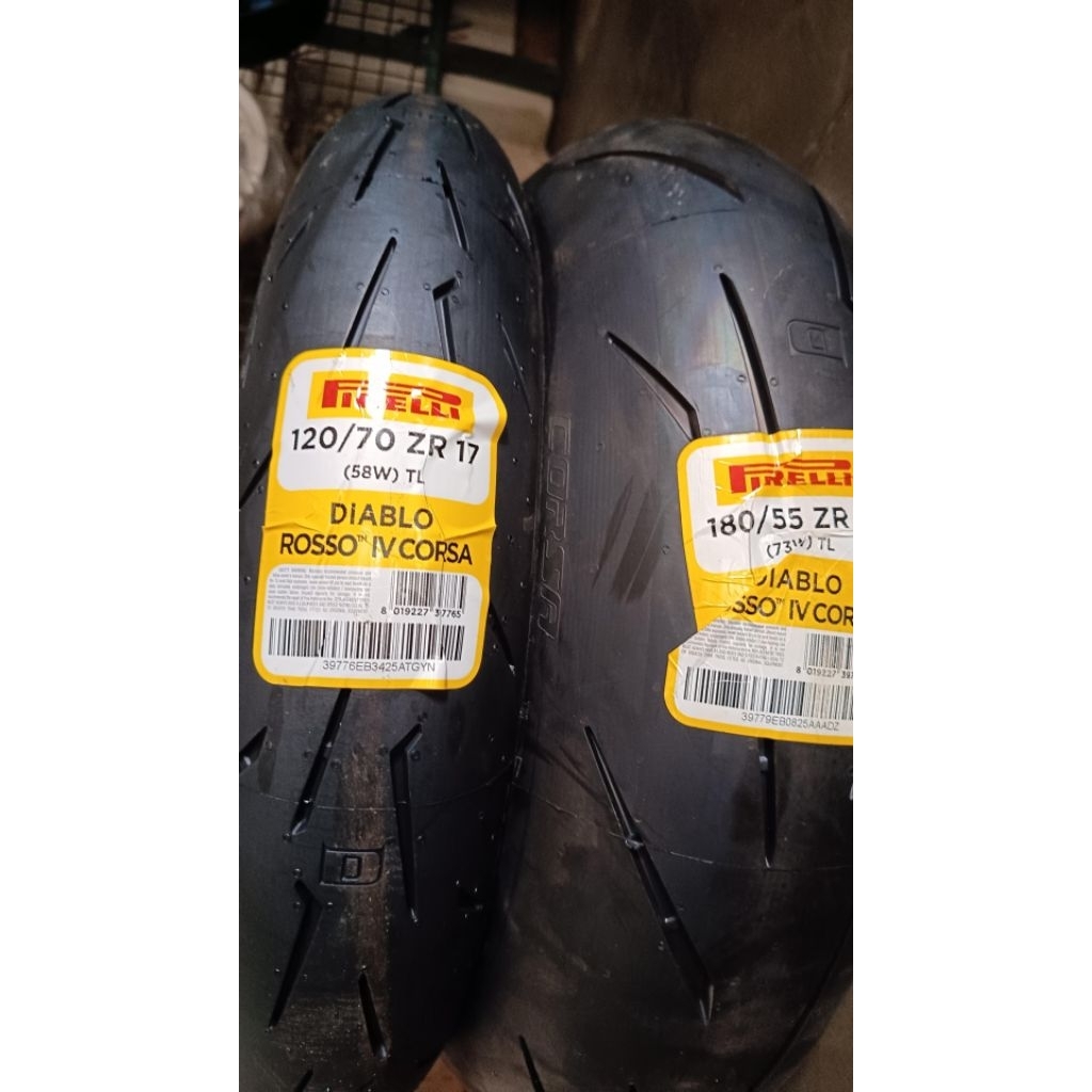 BAN PIRELLI DIABLO ROSSO CORSA IV 120/70-17& 180/55-17