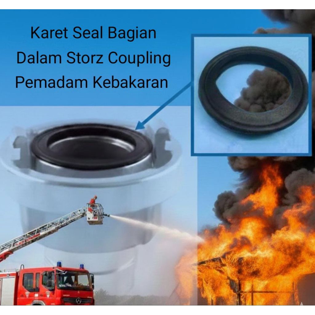 Karet Seal Bagian Dalam Sambungan Selang Hydrant Atau Nozzle Storz Coupling 1.5 inch 2 inch 2.5 inch