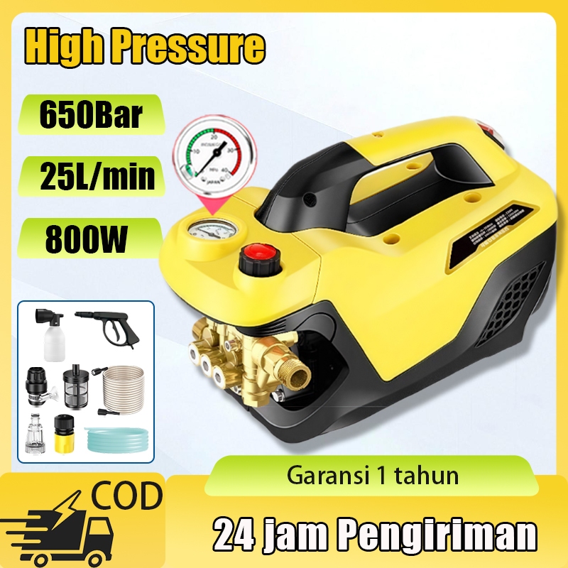 Jet Cleaner 650Bar Mesin Cuci Motor Jet Cleaner Mesin Cuci Mobil Alat Cuci Motor