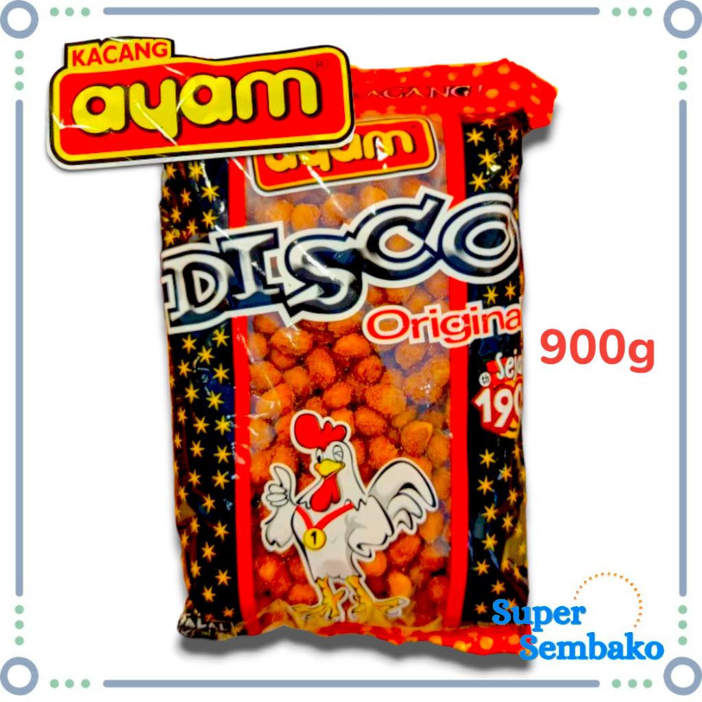 Snack Cemilan Kacang Ayam Disco Original 900g Oleh Oleh Khas Makassar Premium Grosir Berkualitas