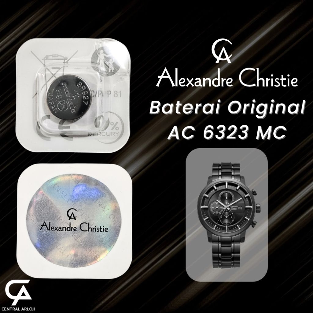 Baterai Original Alexandre Christie AC 6323 MC High Performance