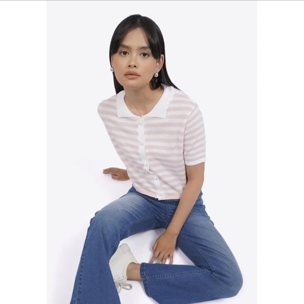 Colorbox knit top atasan wanita rajut