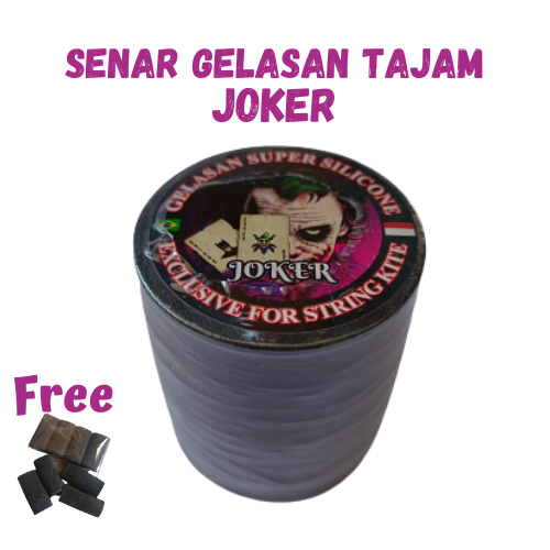 Gelasan/Benang Layangan Joker - Benang Gelasan Super Tajam - Free Pelindung Jari