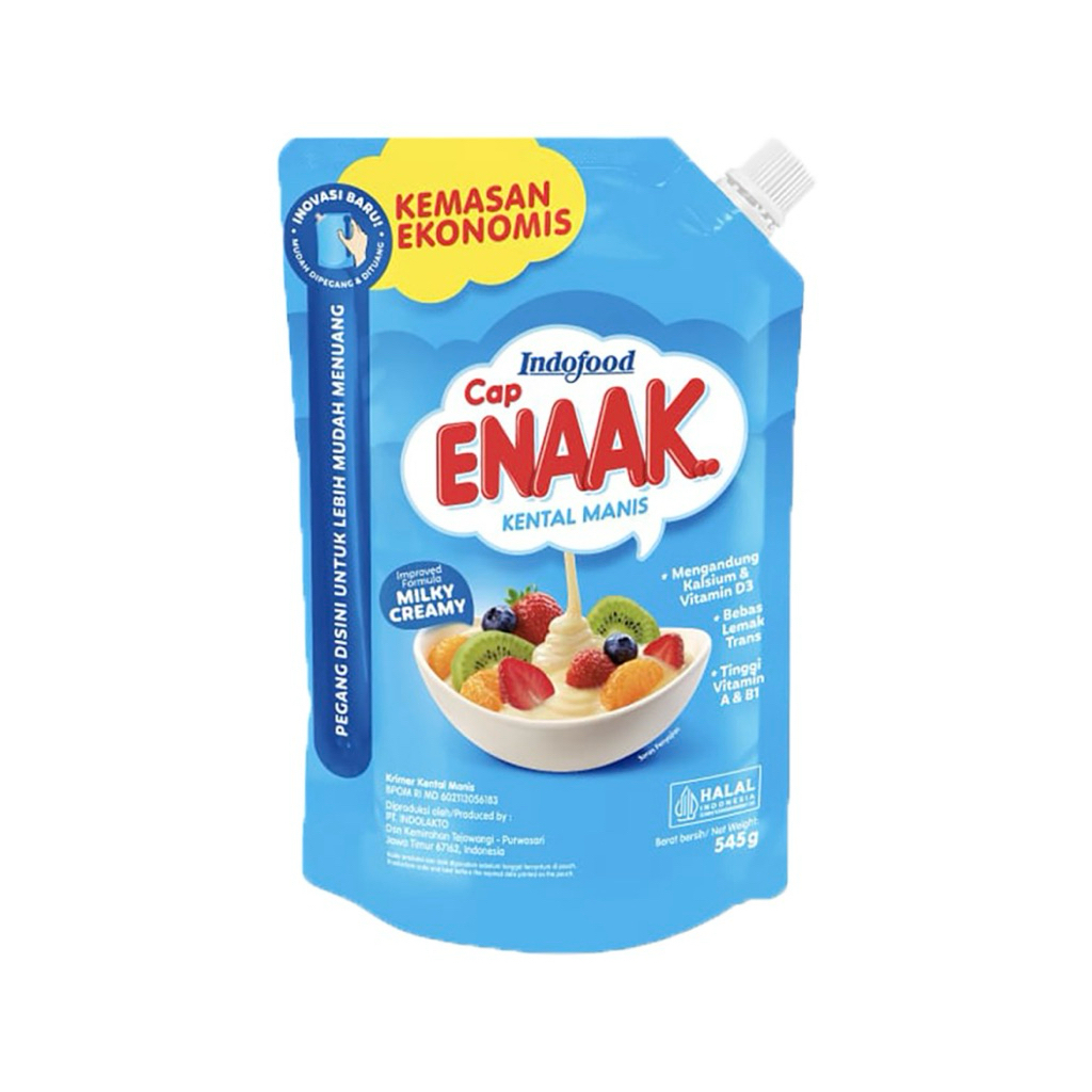 Cap Enak Susu Kental Manis Putih Pouch 535g