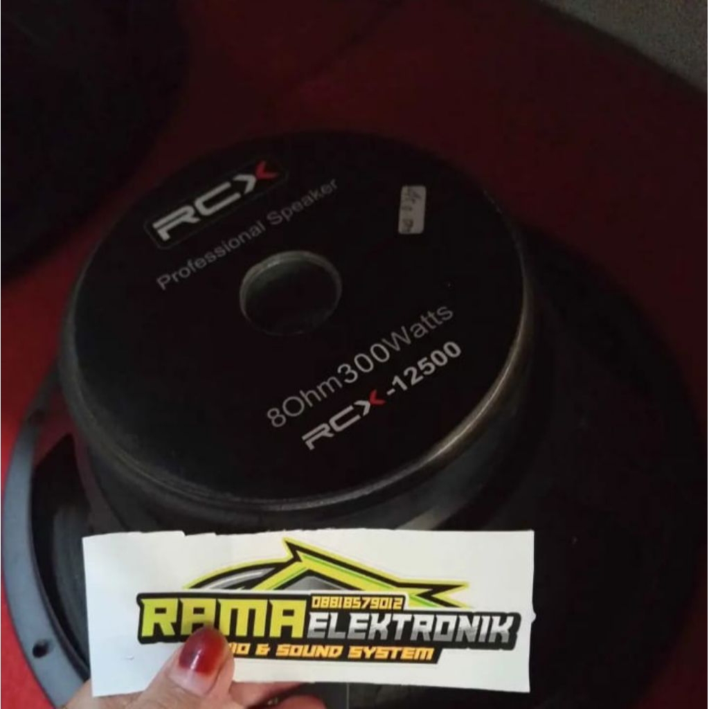 SPIKER SPEAKERRCX1550015INCHI COIL3INCHI MID LOW SUBWOOFER RCX1550015500ORIGINAL rcx15500rcx