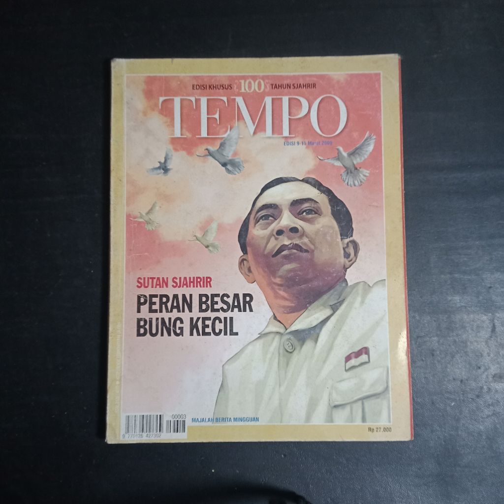 Majalah Tempo Edisi Khusus 100 Tahun Sjahrir: Sutan Sjahrir Peran Besar Bung Kecil Edisi 9-15 Maret 