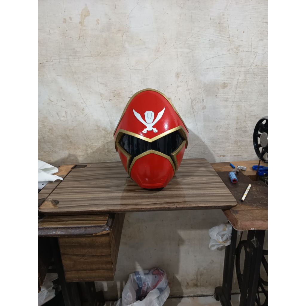Helm Cosplay gokaiger Red