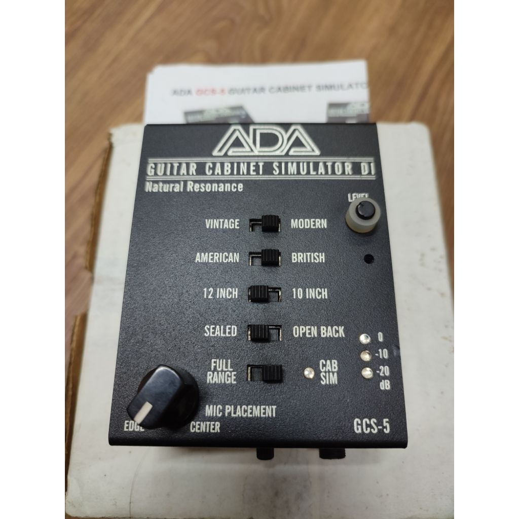 ADA GCS 5 Analog Cabinet Simulator Cabsim