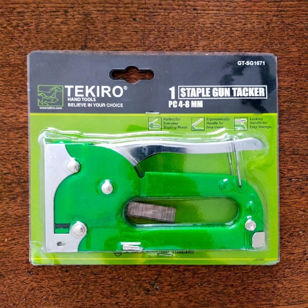 TEKIRO STAPLES GUN TACKER 4 - 8 MM / STAPLER STEPLES GUN JOK HEKTER
