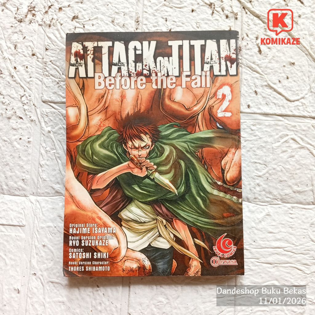 Attack on Titan Before The Fall - Komik Manga Bekas Original Cabutan Level Comics