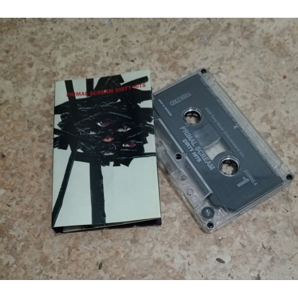 jual kaset primal Scream / dirty hits