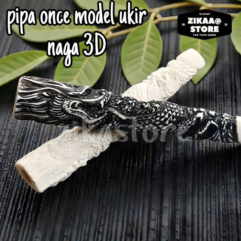 once pipa padud cangklong GG sintetis model ukiran naga 3D mantap