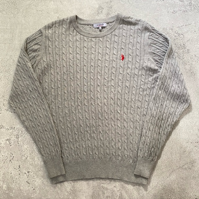 US POLO ASSN Knit Cable Sweater