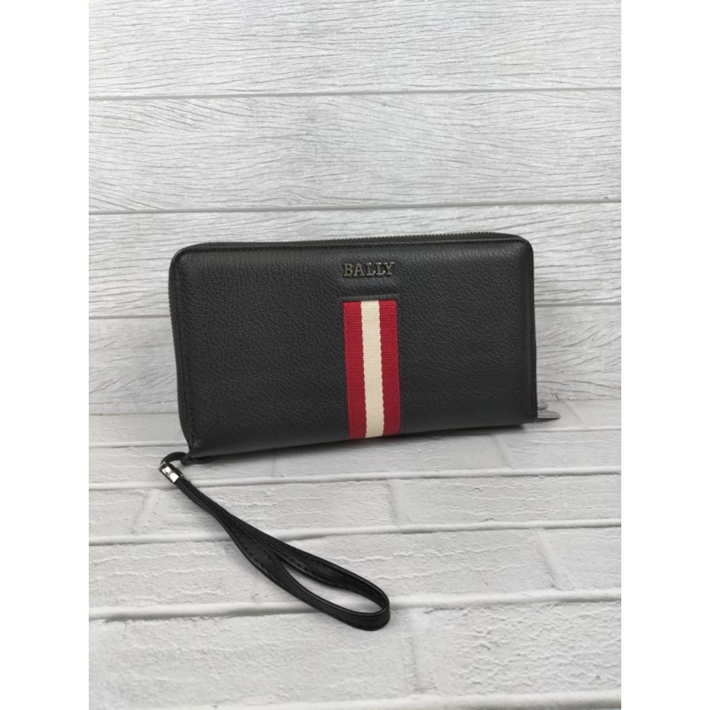Handbag pria bally tas tangan kulit asli