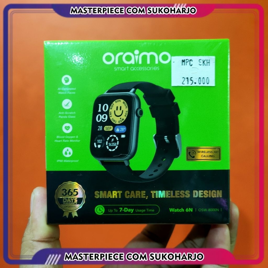 Smart Watch Oraimo Watch 6N/ Jam Tangan Pintar