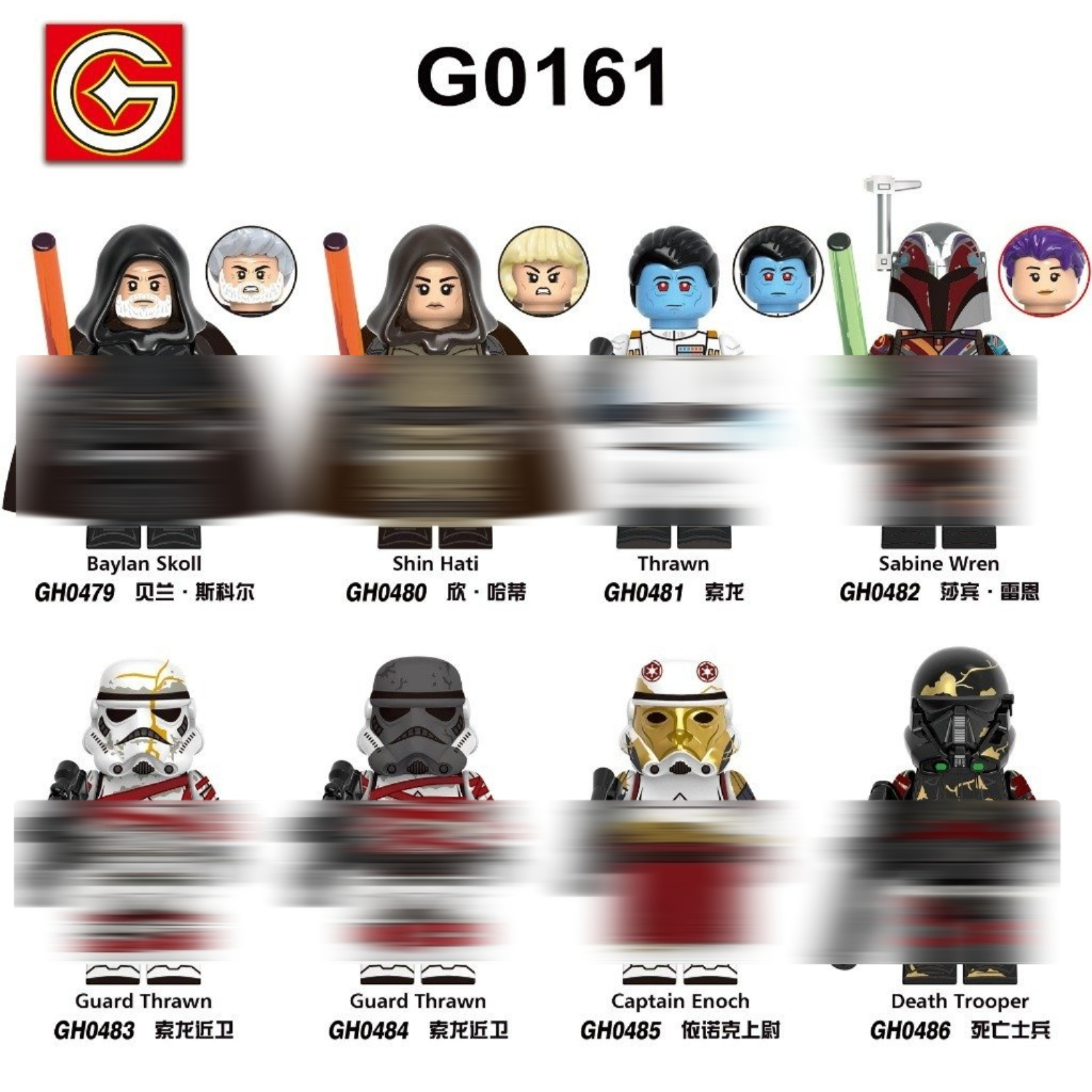 G0161 Star Wars Baylan Skoll Shin Hati Thrawn Sabine Wren Guard Thrawn Captain Enoch Death Trooper -