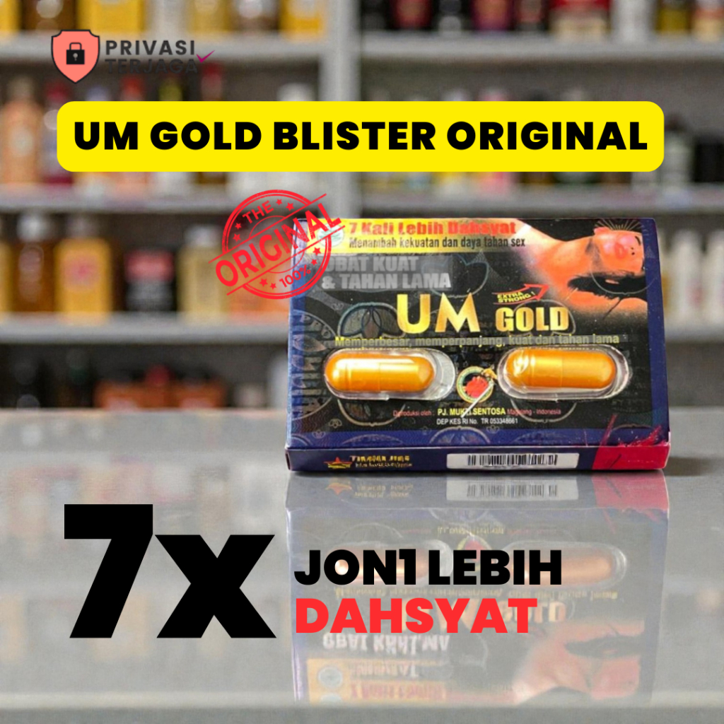 UM GOLD BLISTER ORIGINAL - HERBAL URAT MADU ORIGINAL KEMASAN EKONOMIS SACHET