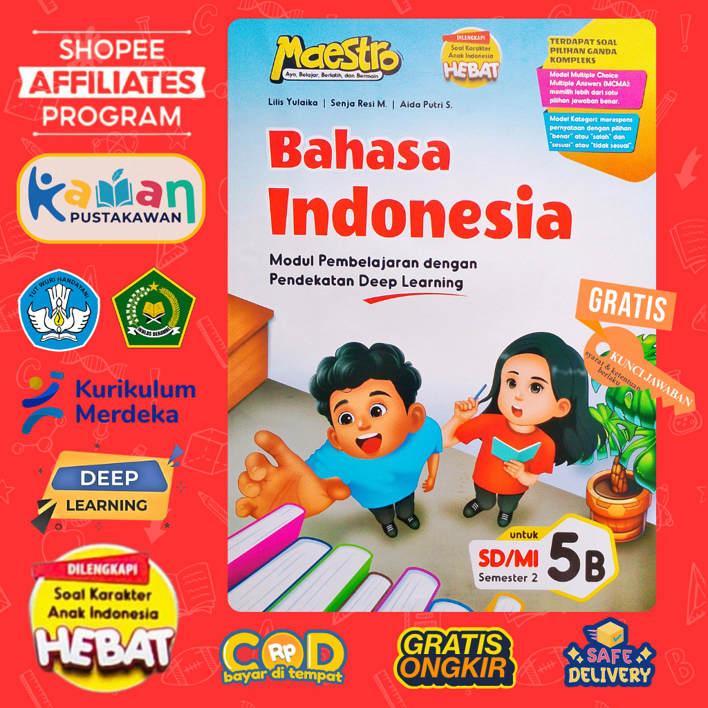 Maestro Bahasa Indonesia Kelas 5 SD/MI Modul Ajar
