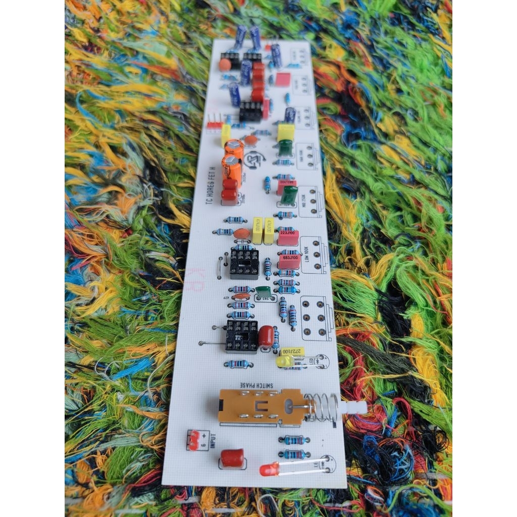 Pcb audioproseor ples komponen sering disebut Tc fet H dobel subwofer horeg untuk Tc pendorong power