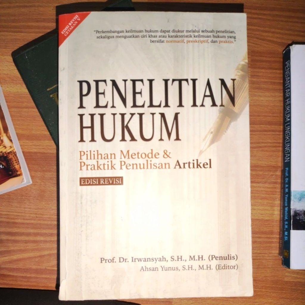 Buku Penelitian Hukum Prof Irwansyah