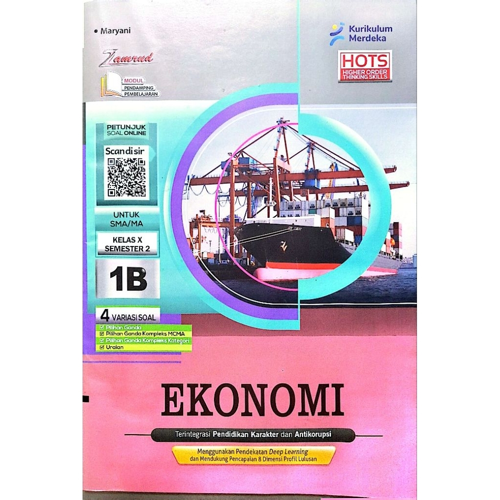 BUKU LKS ZAMRUD SMA MA IPA EKONOMI KELAS 10 11 KURIKULUM MERDEKA SEMESTER 2 GENAP TA.2025-2026 | ZAM