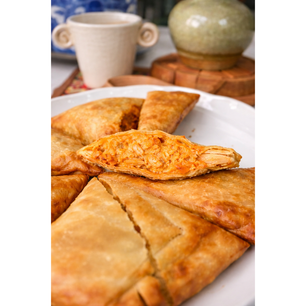 Samosa Pizza Melt Frozen (Ayam Tomat), isi 5 dan 3