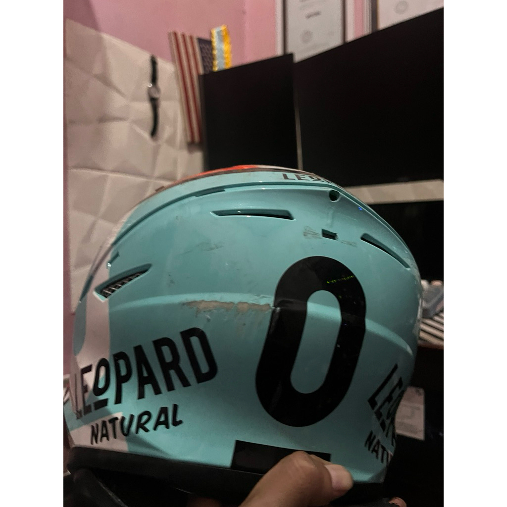 KYT TT COURSE DALLAPORTA LEOPARD BEKAS TERMURAH