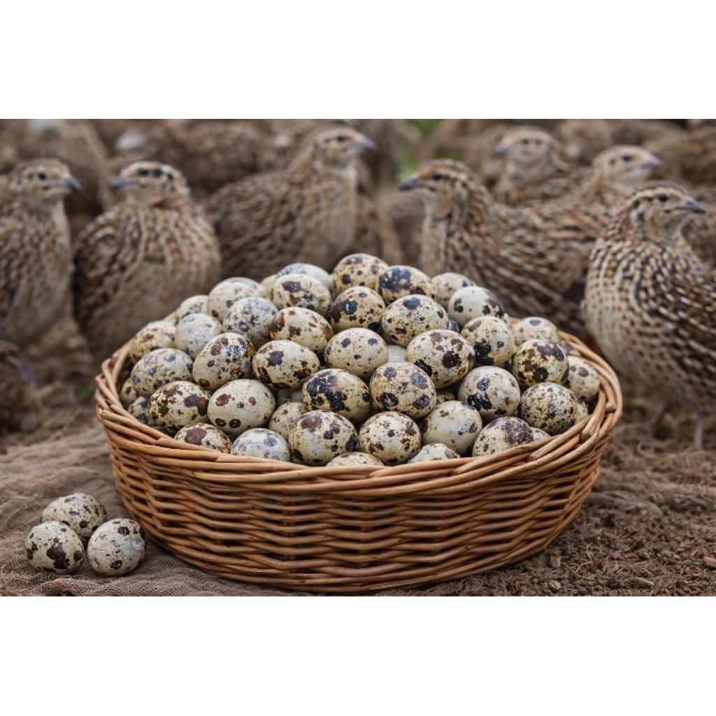 1kg Telur Puyuh Mentah