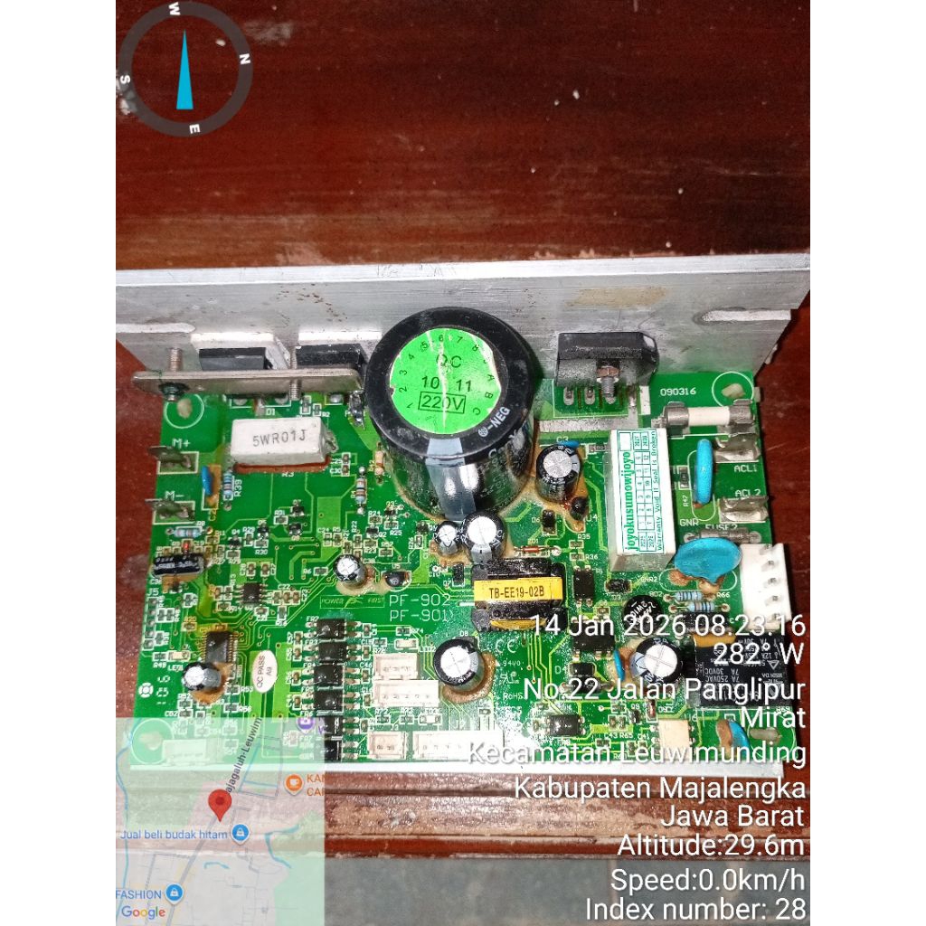 perbaikan modul PCB treadmill AIBI GYM error terus