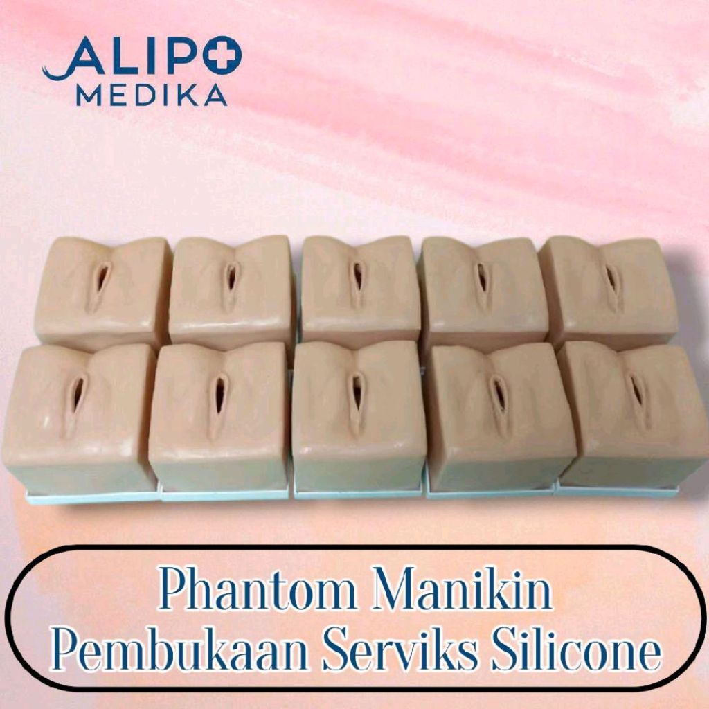 Phantom Manikin Pembukaan Serviks Silicone Tahap 1-9