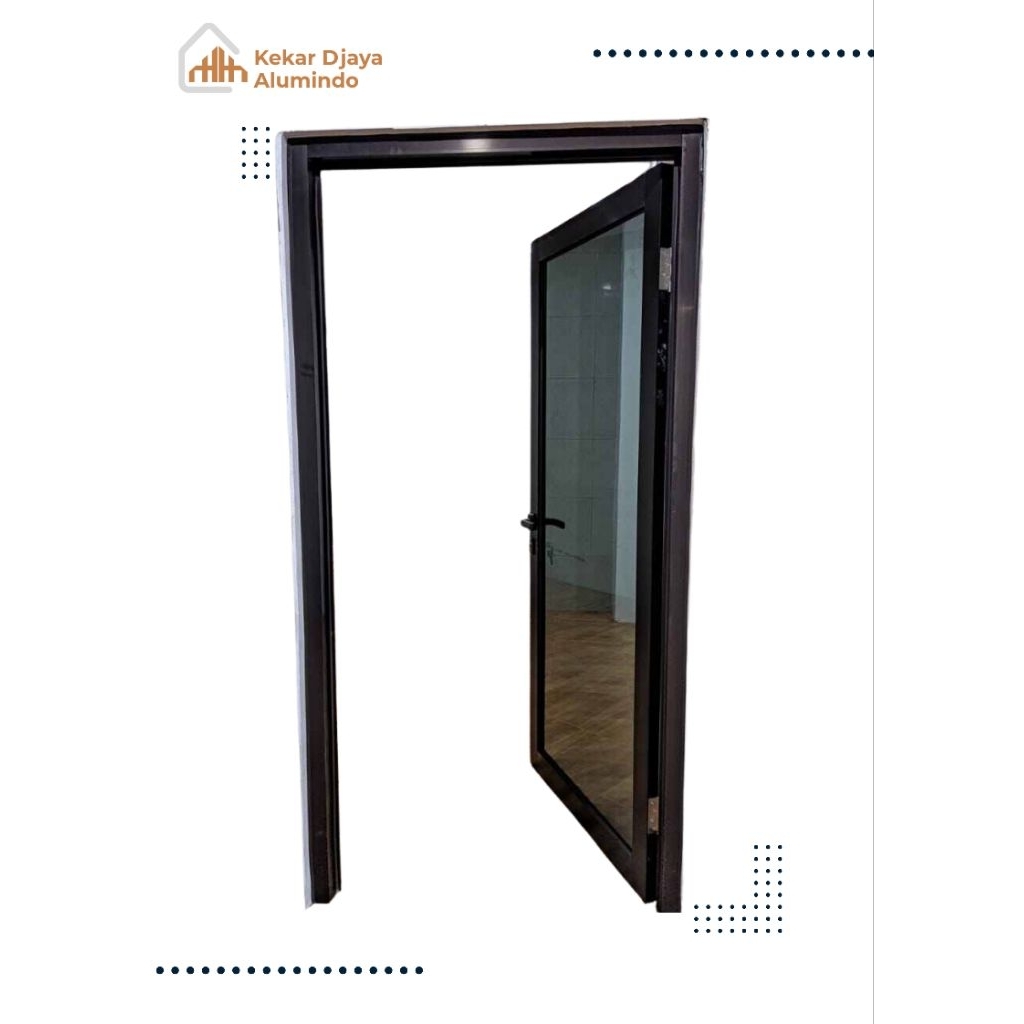 pintu kaca aluminium