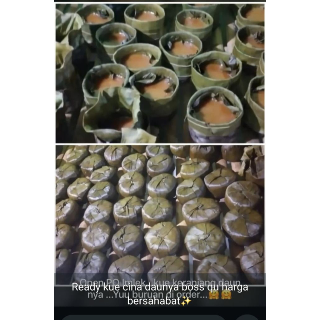 kue keranjang daun tangerang