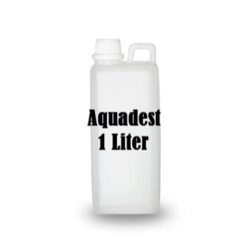 Aquades / Air Suling 1Liter Berkualitas